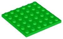 

Lego 3958 plytka 6x6 j. zielony 5 szt N