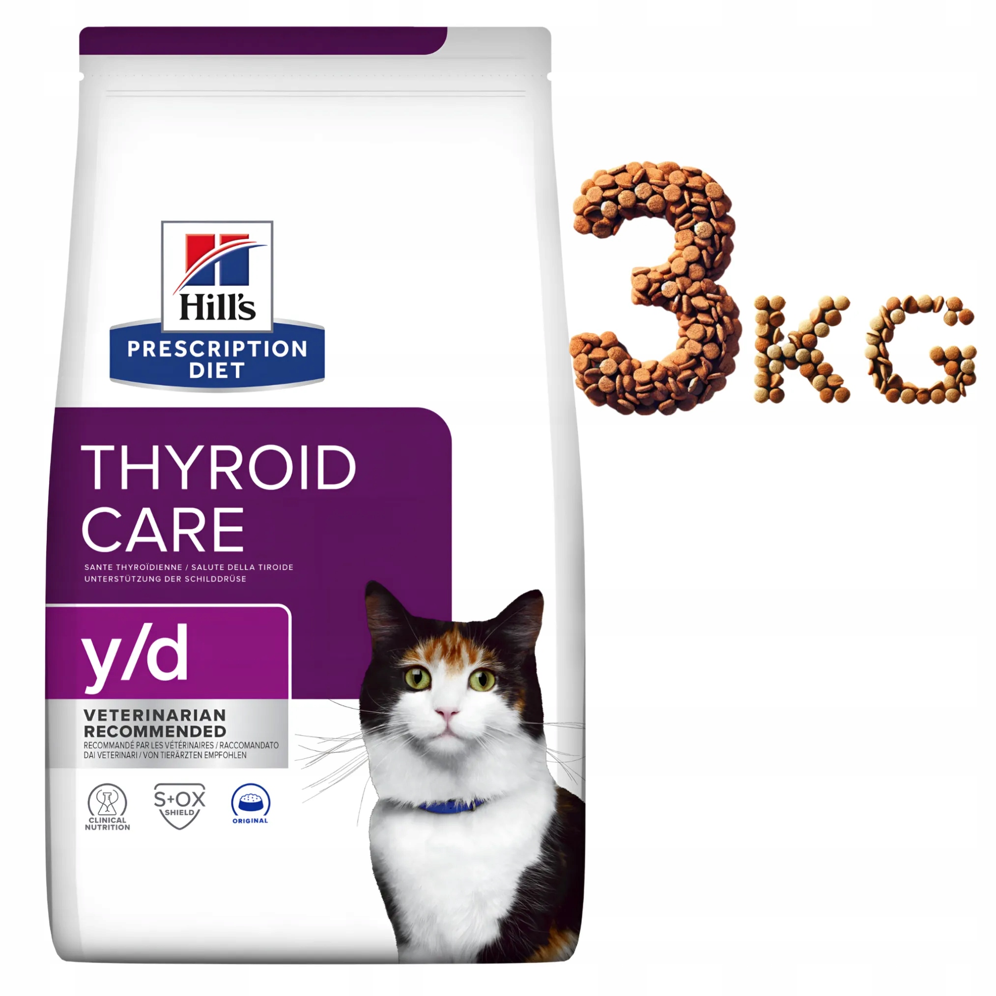 Sucha Karma dla Kota, Hill’s Prescription Diet Thyroid Care y/d, 3 kg