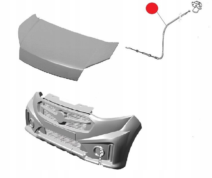 LINKA OTWIERANIA MASKI CASALINI M14 M20 ORYGINAL