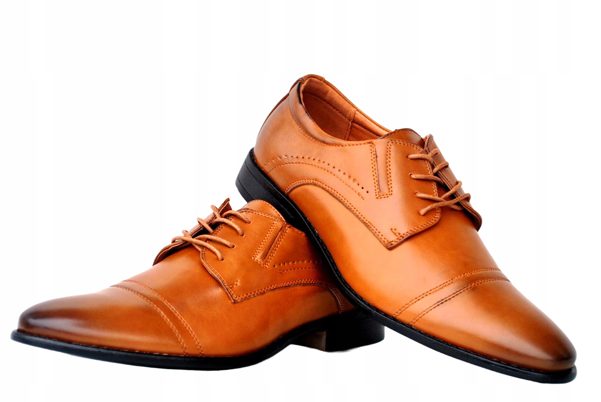 

Buty Męskie Obuwie Wizytowe Skóra Brąz Orginal Nev