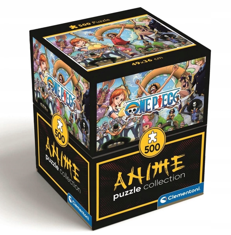 PUZZLE 500 EL ANIME CUBE ONE PIECE CLEMENTONI 35136