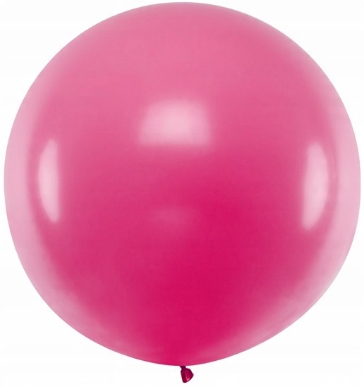 

Balon Olbrzym 1m Pastel Fuksja, Urodziny Party
