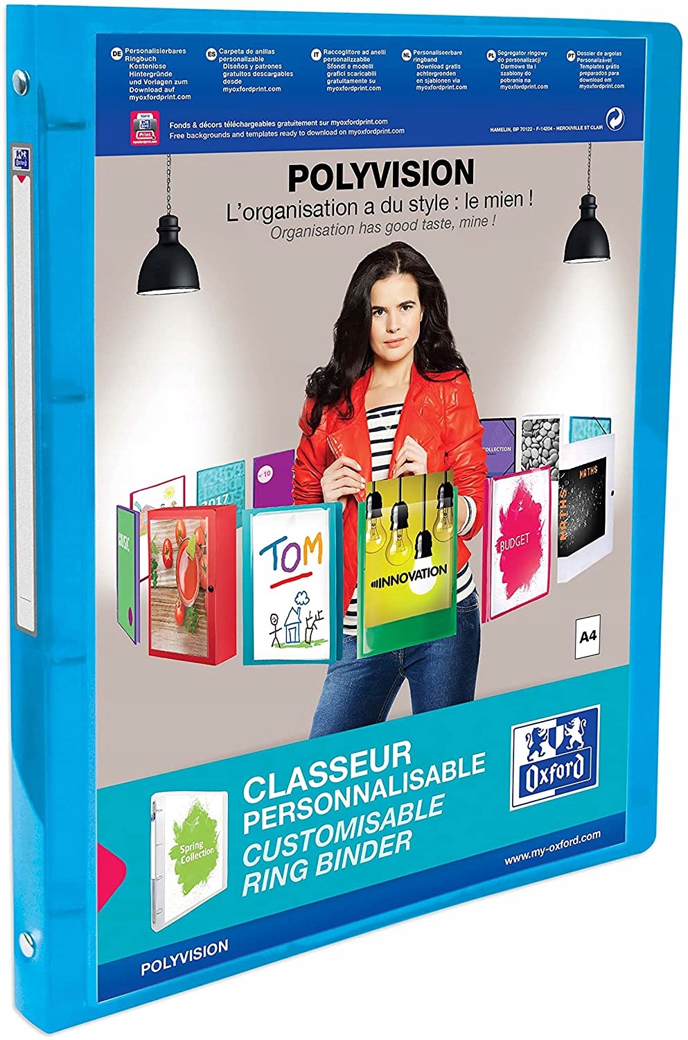 1/1018 Oxford Segregator ringowy Polyvision A4