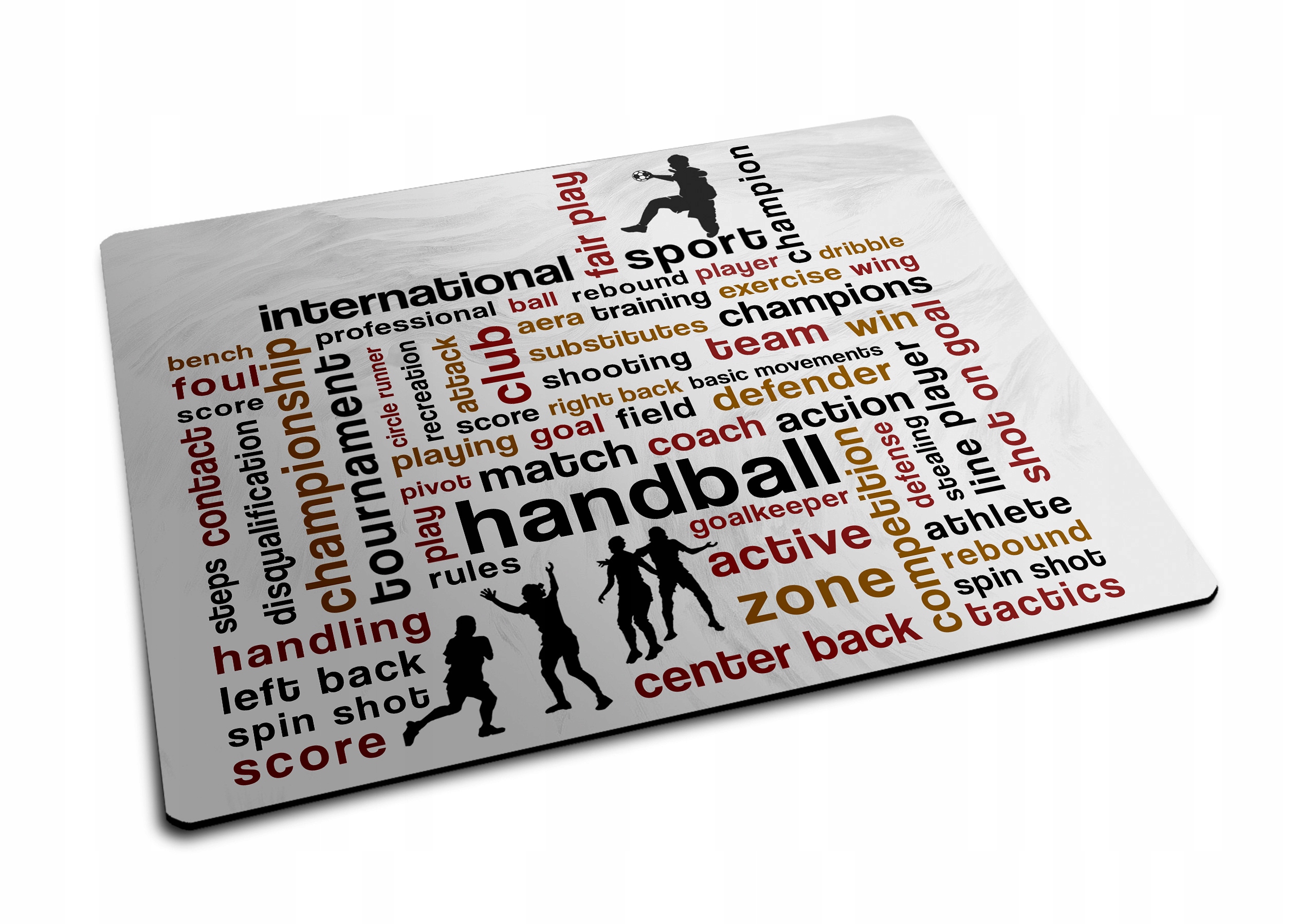 Podkładka pod mysz dla kibica piłki ręcznej, szczypiorniści, sport.