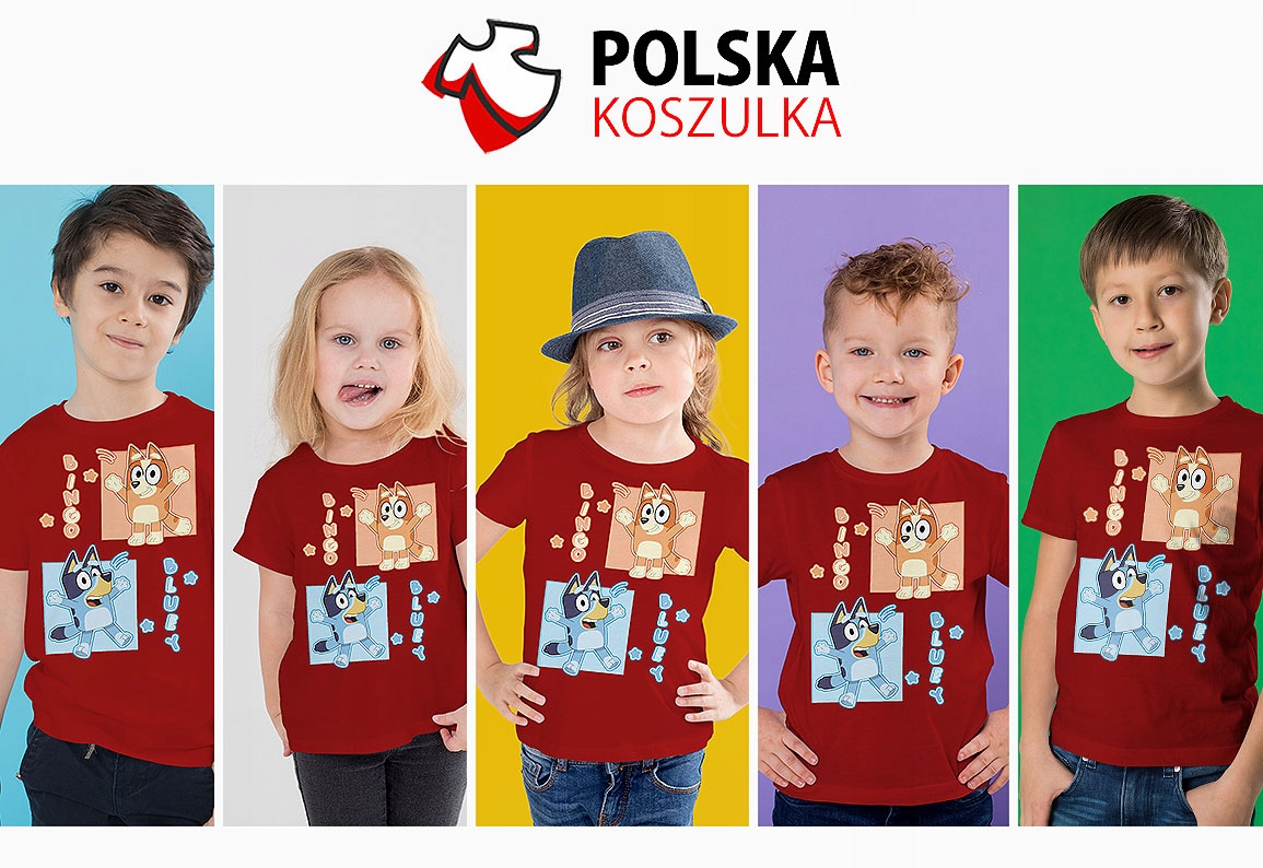 KOSZULKA DZIECIĘCA T-SHIRT DLA DZIECKA BLUEY BLUE 140 PREZENT JAKOŚĆ Liczba sztuk w ofercie 1 szt.