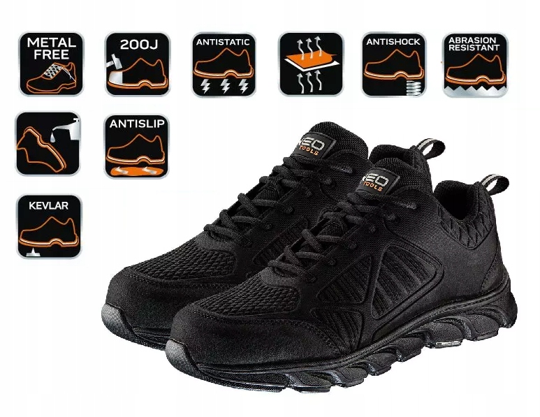 Buty Robocze 41 Kompozytowy Podnosek Wkładka Kevlarowa S1P Src Neo Tools