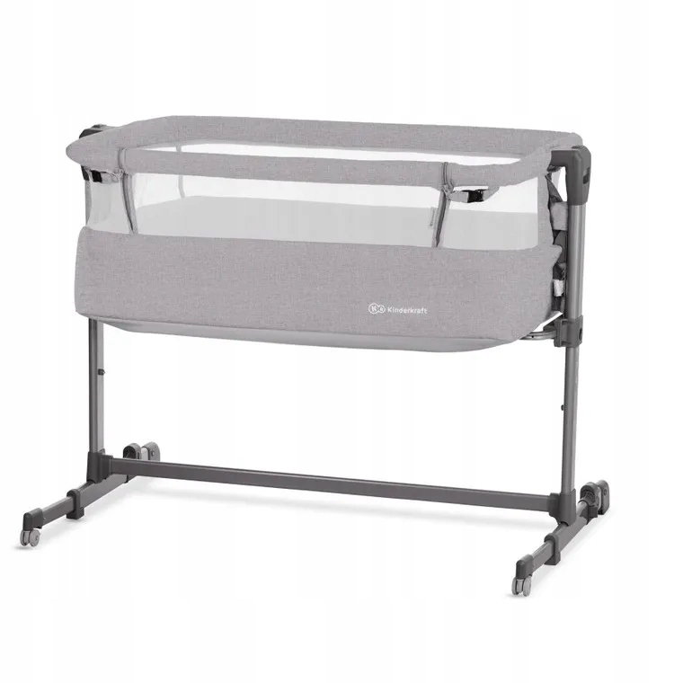 Łóżeczko Kinderkraft Neste Air Grey Grey