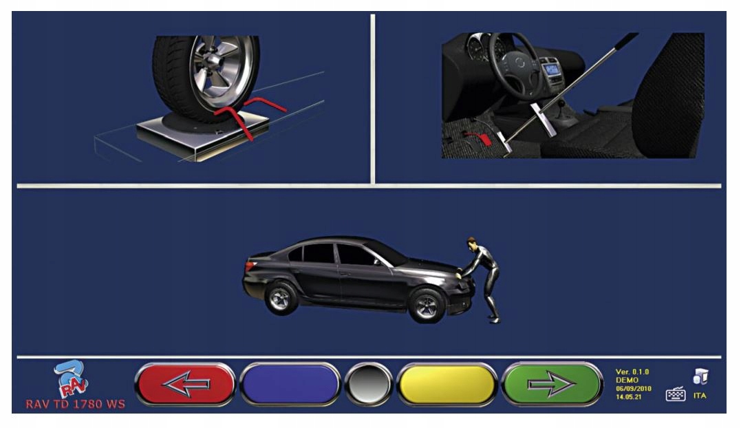 Urzadzenie do geometrii kol TD5080WS ITALIA Producent code TD5080WS