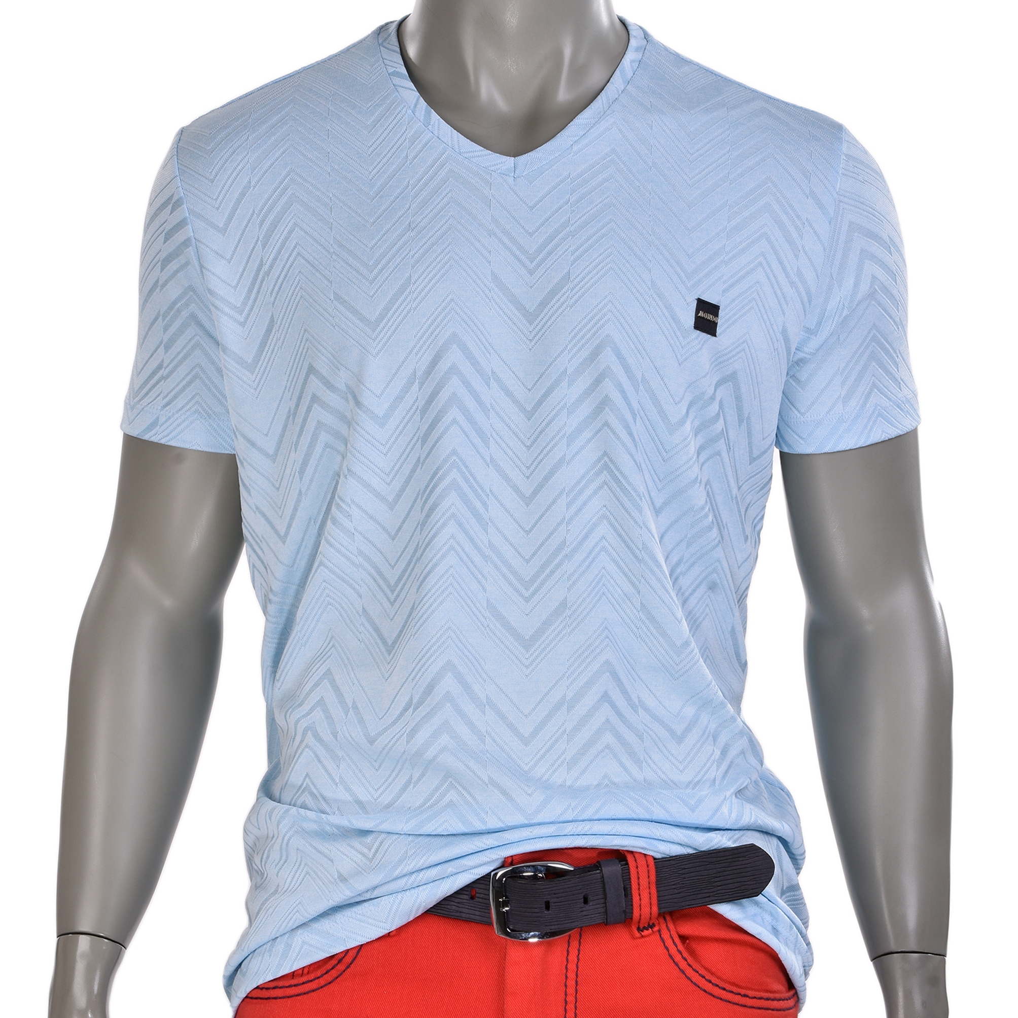 

T shirt Bluzka Męska Mondo Exclusive V-neck Lato