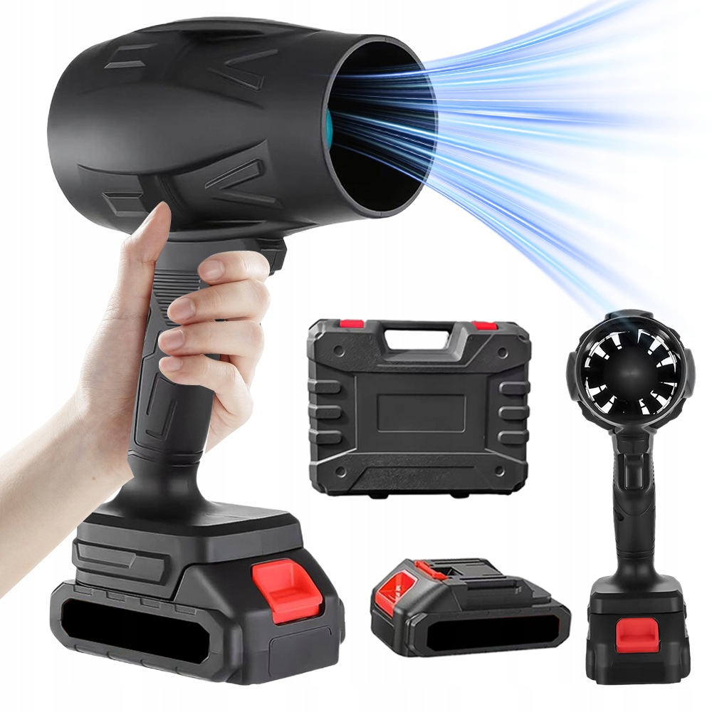 Foukač turbo sněhových listů zahradní Elektrická 21V 2x Aku