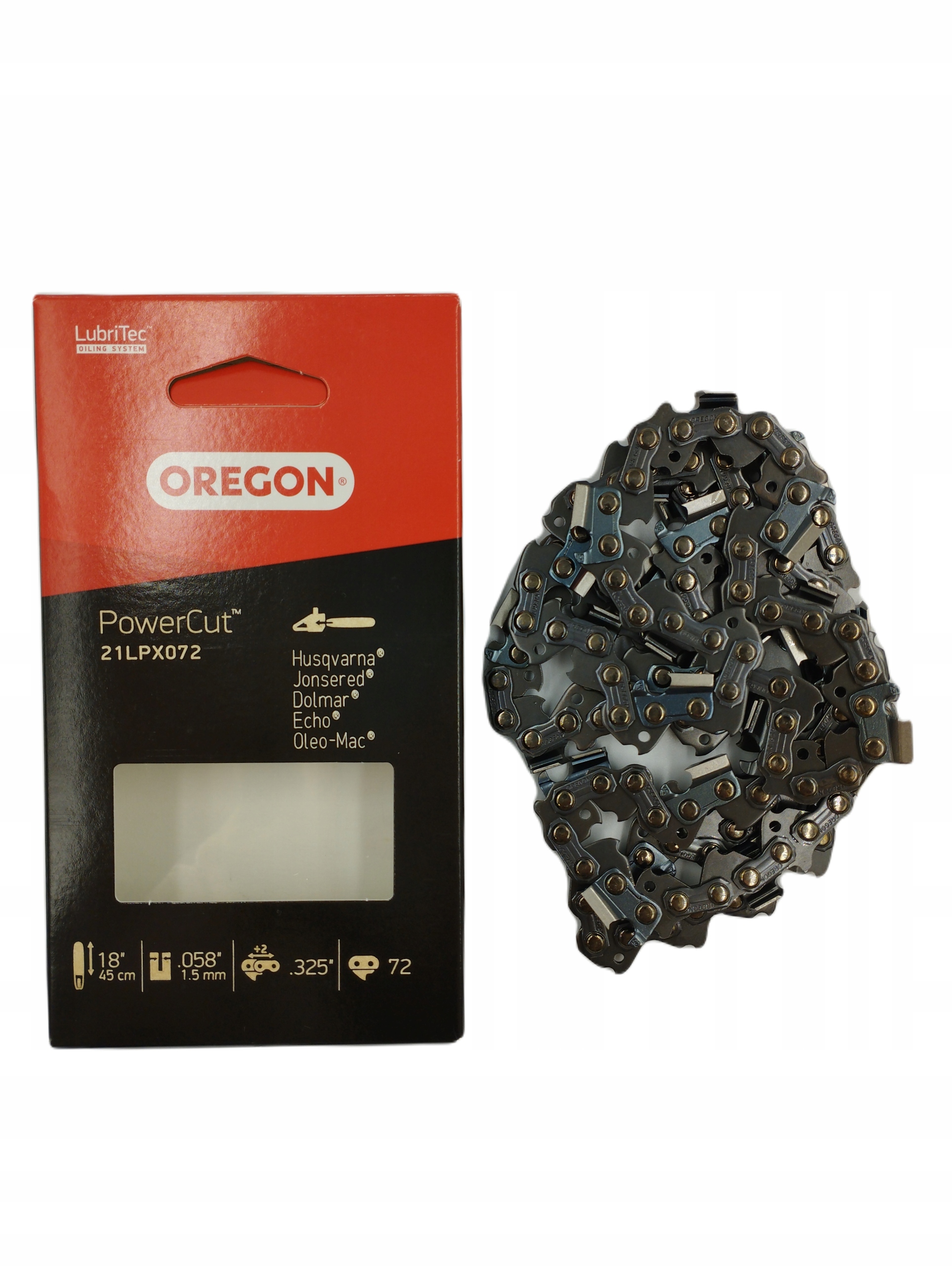 

Łańcuch Oregon 325/ 1.5mm 72 ogniwa 45 cm 18"