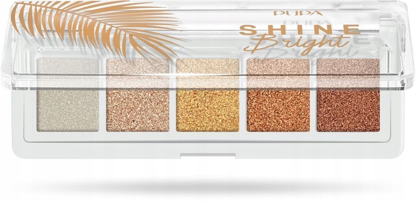 Pupa Shine Bright Eye Paletka stínů 4 g