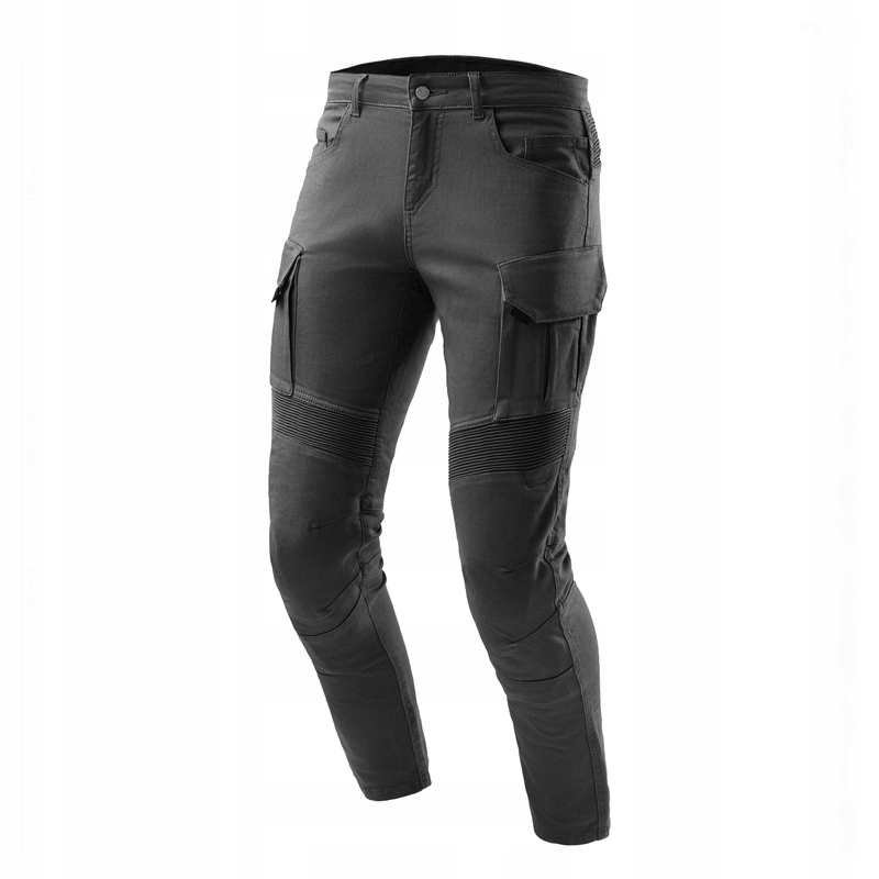 Motocyklové Džínsy Ozone Faster Tapered Fit Black 40/32