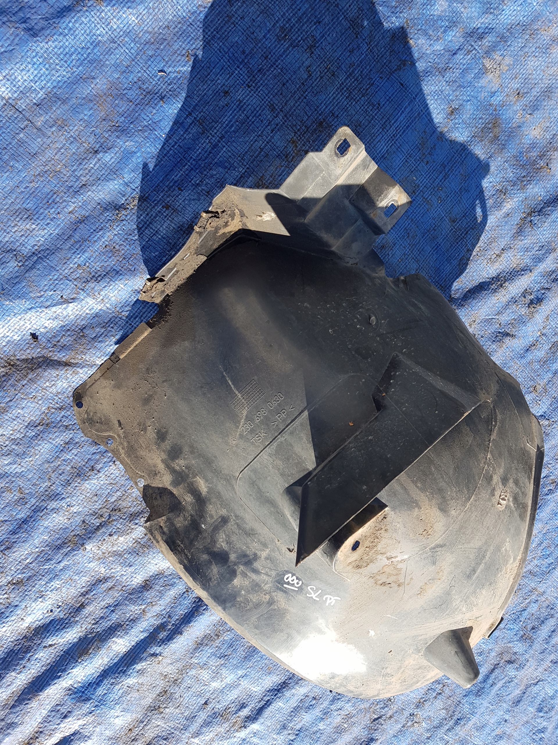 complete mudguard right front rear part MERCEDES SL R230 W230