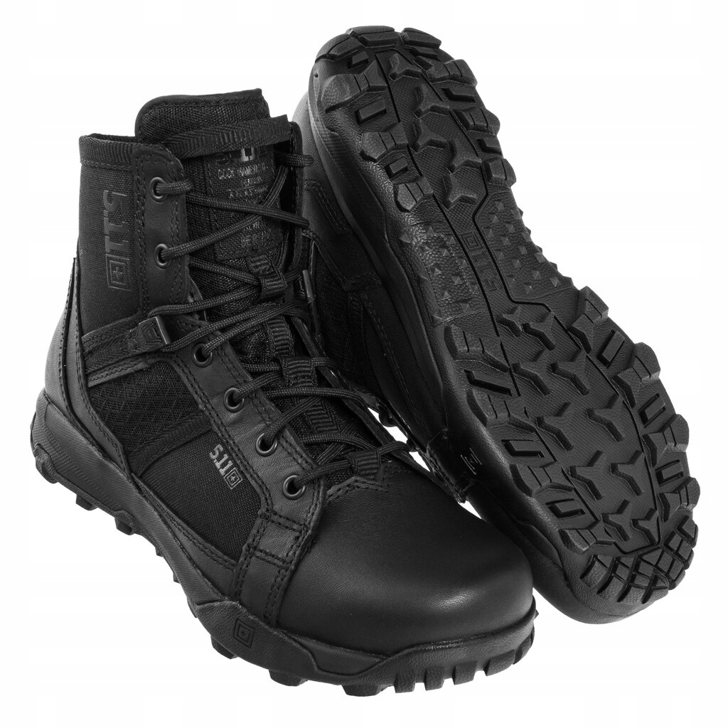 Buty taktyczne wojskowe męskie 5.11 A/t 6 Side Zip Boots Black 46