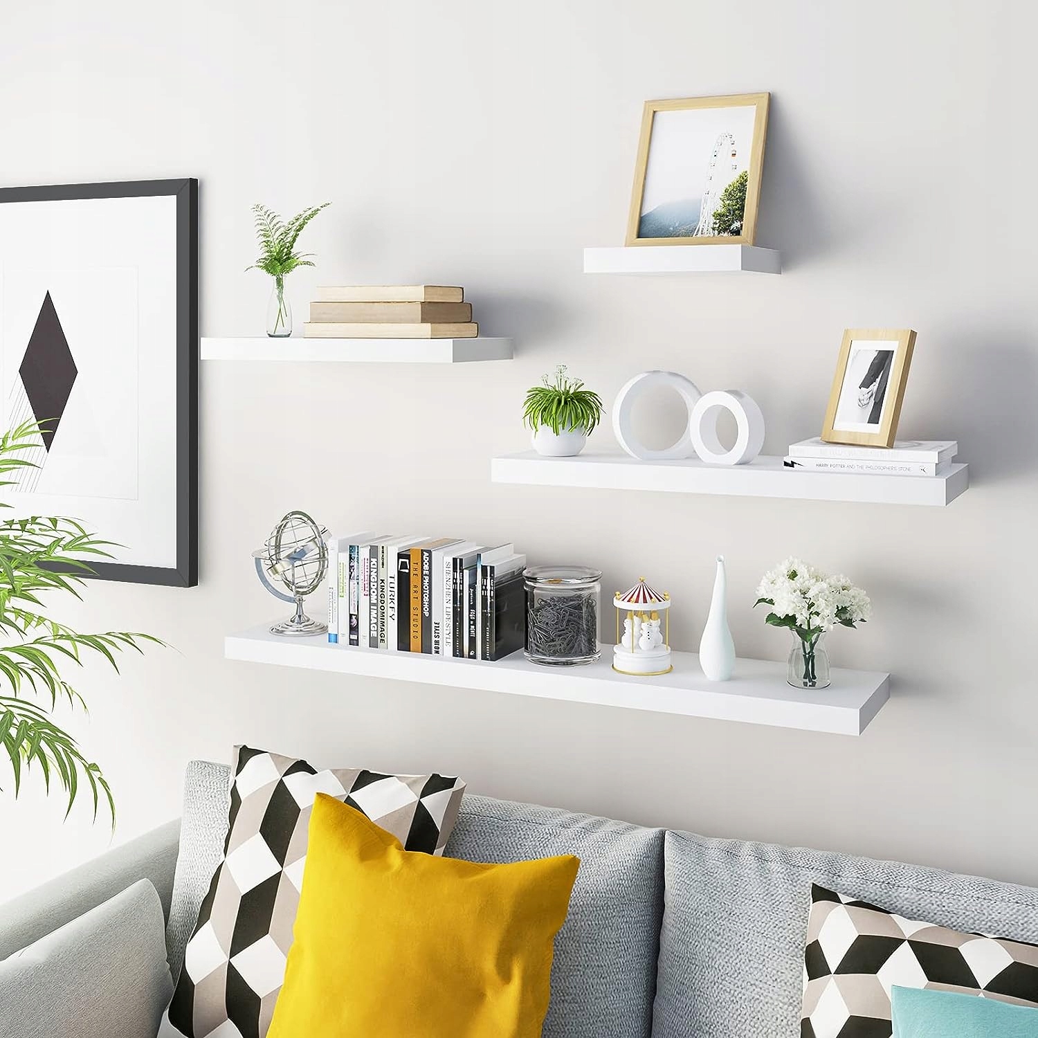 WOLTU Regał ścienny półka naścienna deska loft 60 Marka Woltu