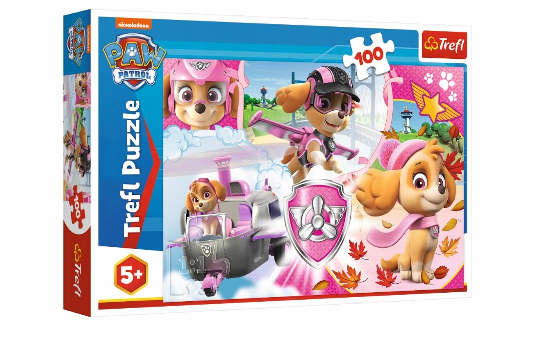 

Puzzle dla dzieci 100 el. Psi Patrol Skye