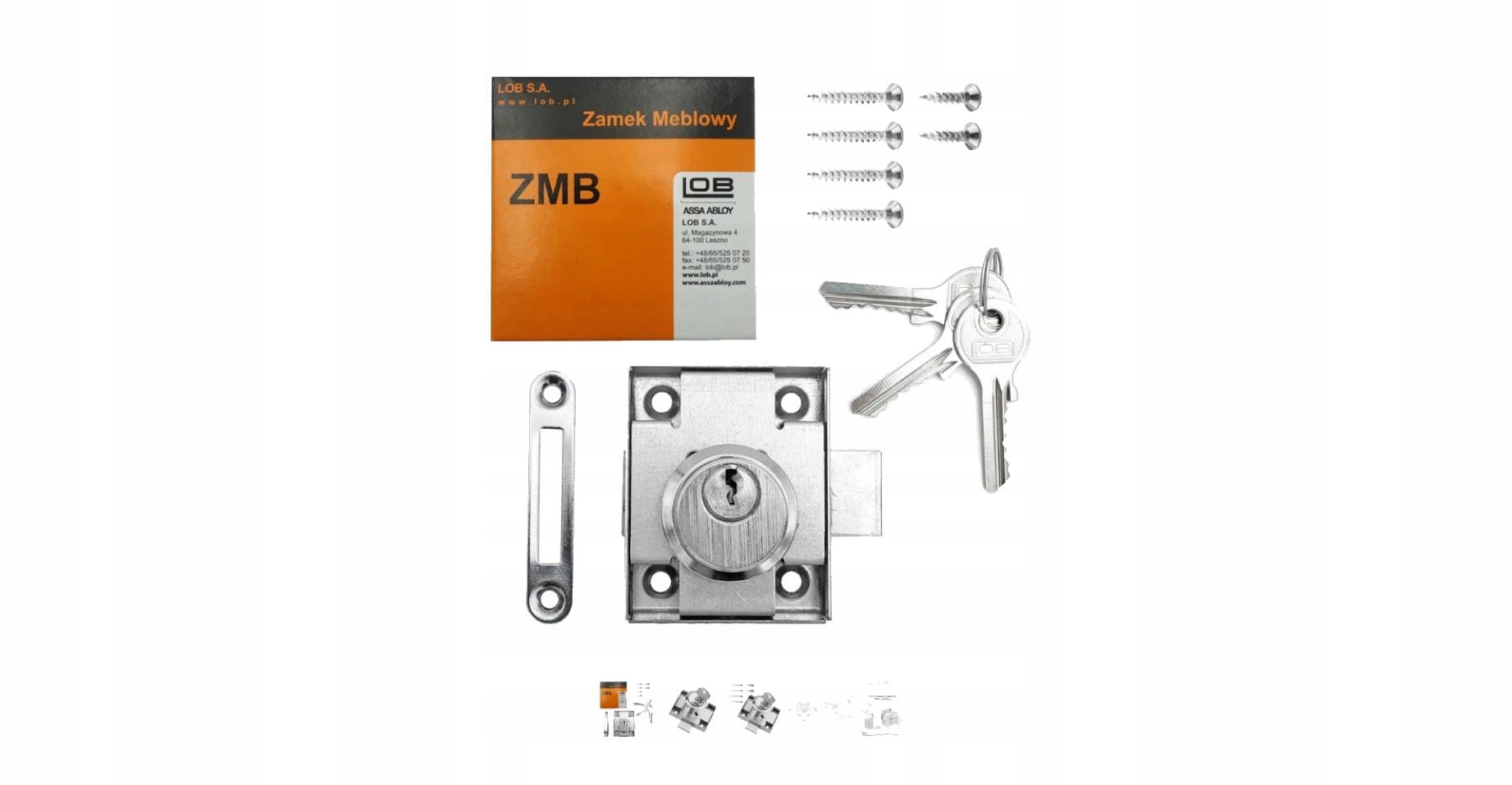 

Zamek Meblowy ZMB-1 Lob