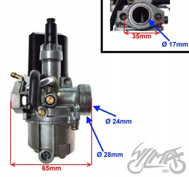 GAŹNIK DO PEUGEOT BUXY SPEEDFIGHT VIVACITY HONDA T Producent inny
