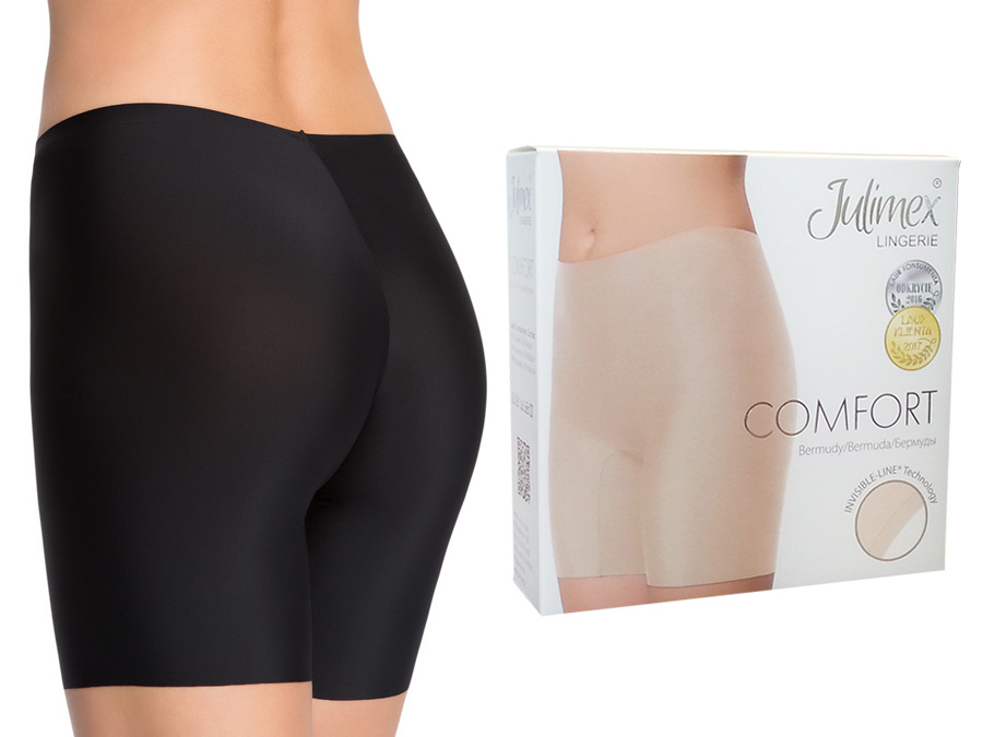 

Julimex Bezszwowe Bermudy Comfort Czarne 3XL