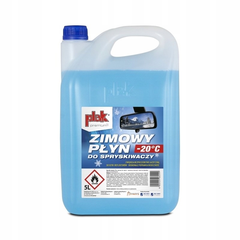PLAK PREMIUM ZIMOWY PŁYN SPRYSKIWACZY -20C 5L