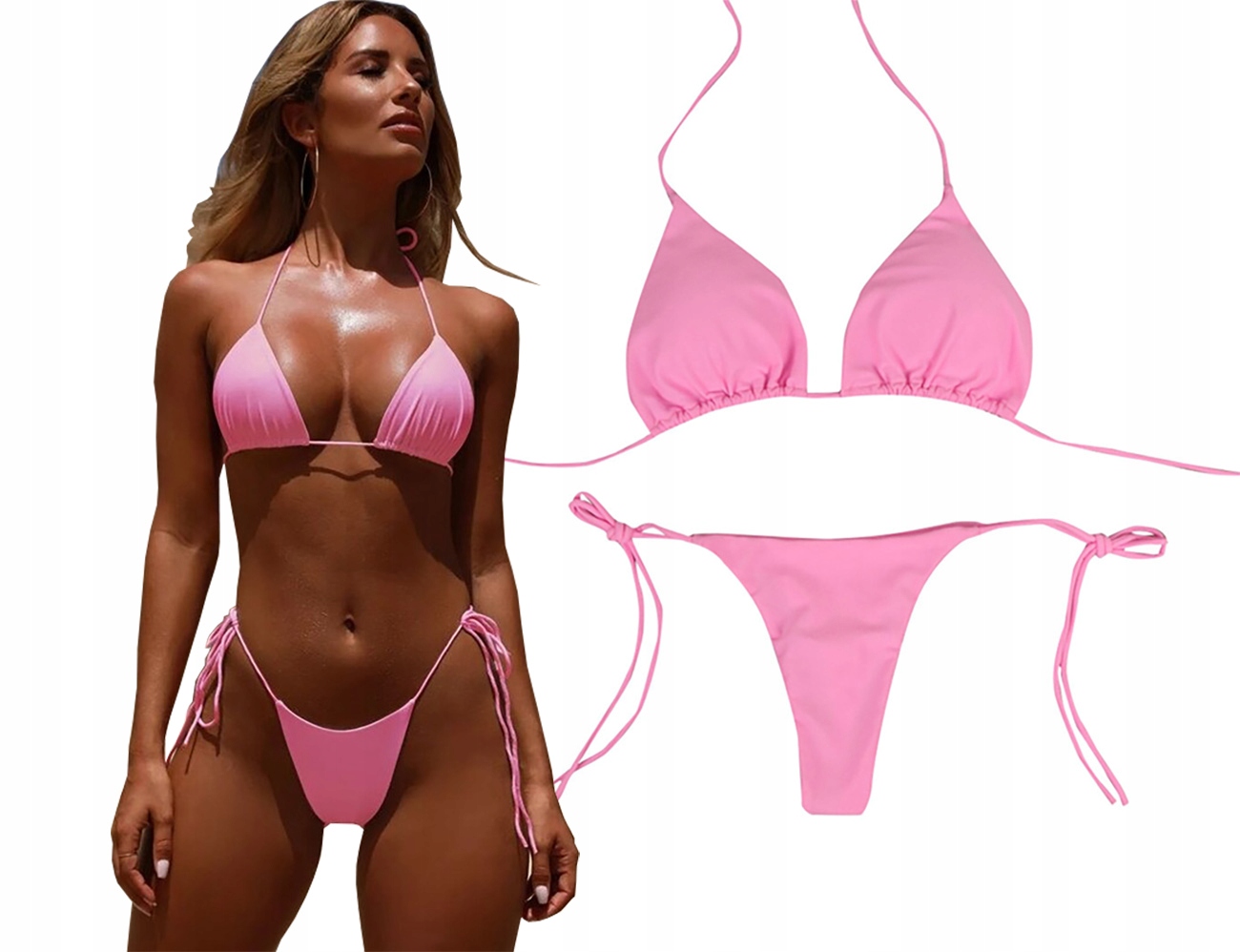

Strój Kąpielowy Bikini Stringi Brazylijskie S-xxl