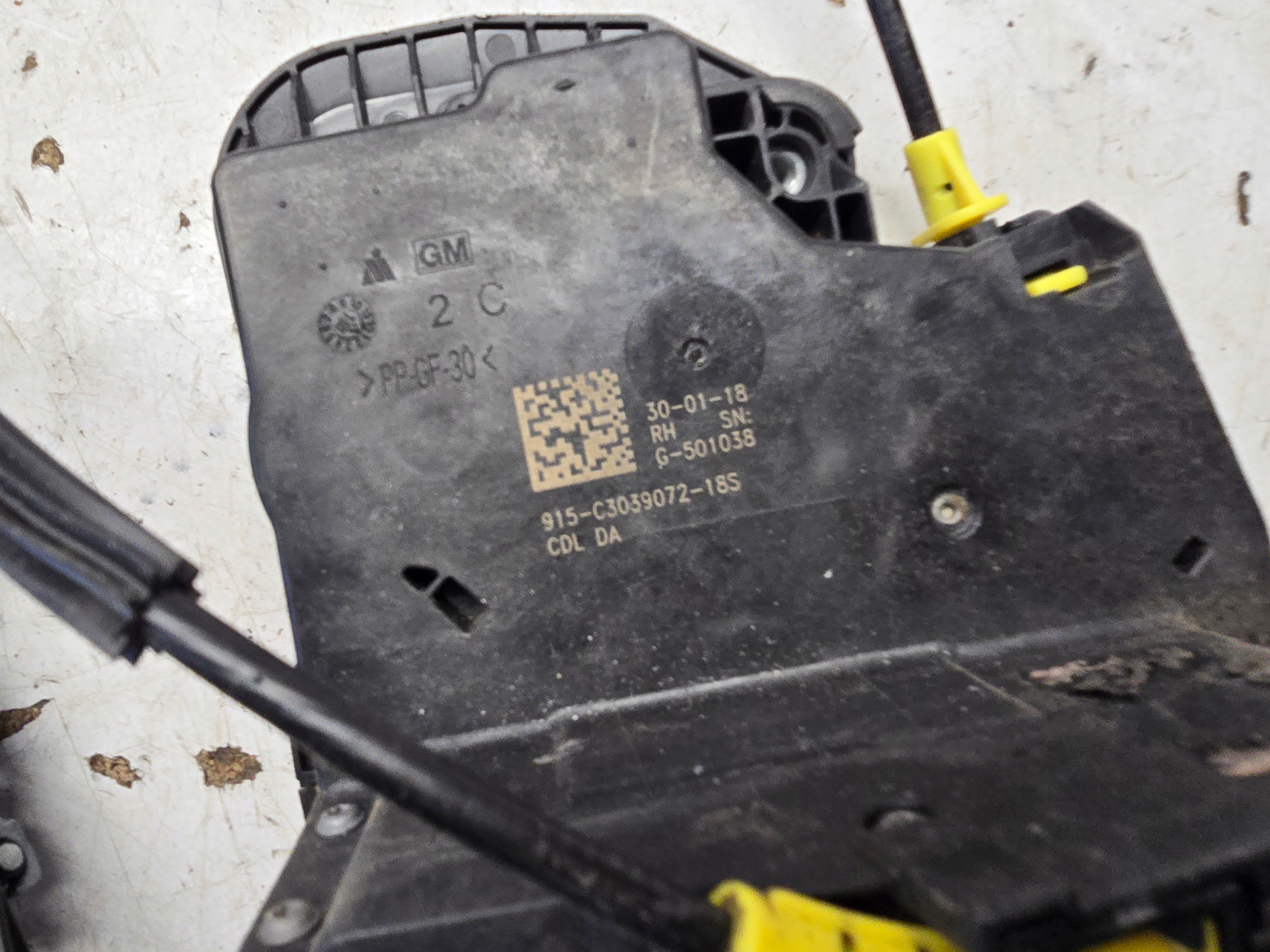 OPEL ASTRA K lock door right front front EUROPA