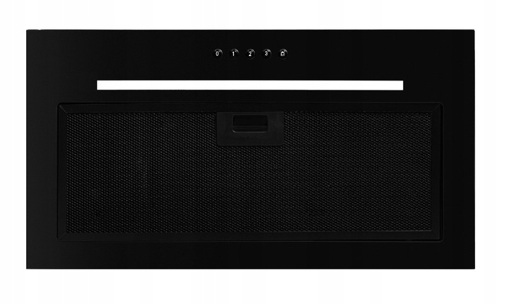 Okap podszafkowy Kernau KBH0662B 60cm Led Timer czarny