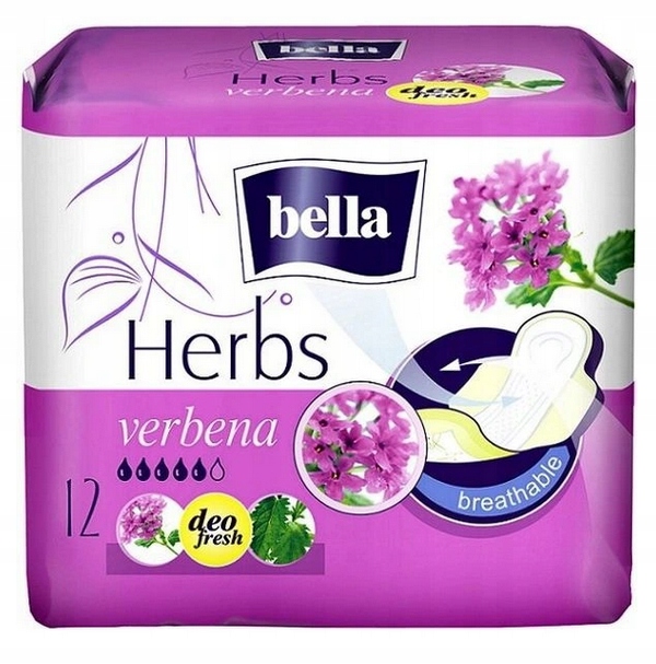 

Podpaski Bella Herbs z Werbeną 12szt.