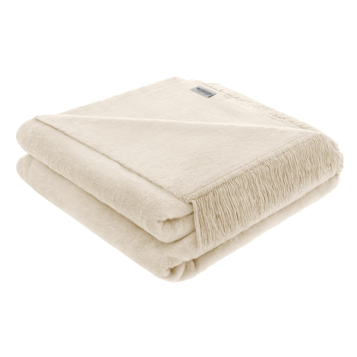 

Ecru Naturalny Pled Koc Bawełniany 150x200 32