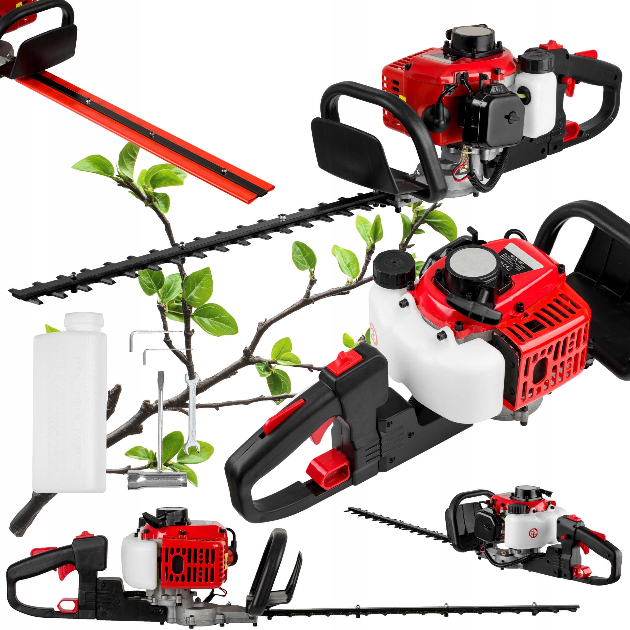 Mocne Nożyce Spalinowe Do Żywopłotu Sekator Podkaszarka 4.9KM 60CM Piła