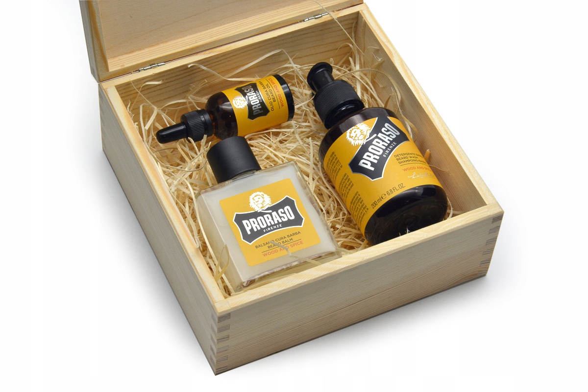 

Zestaw do pielęgnacji brody Proraso Wood and Spice