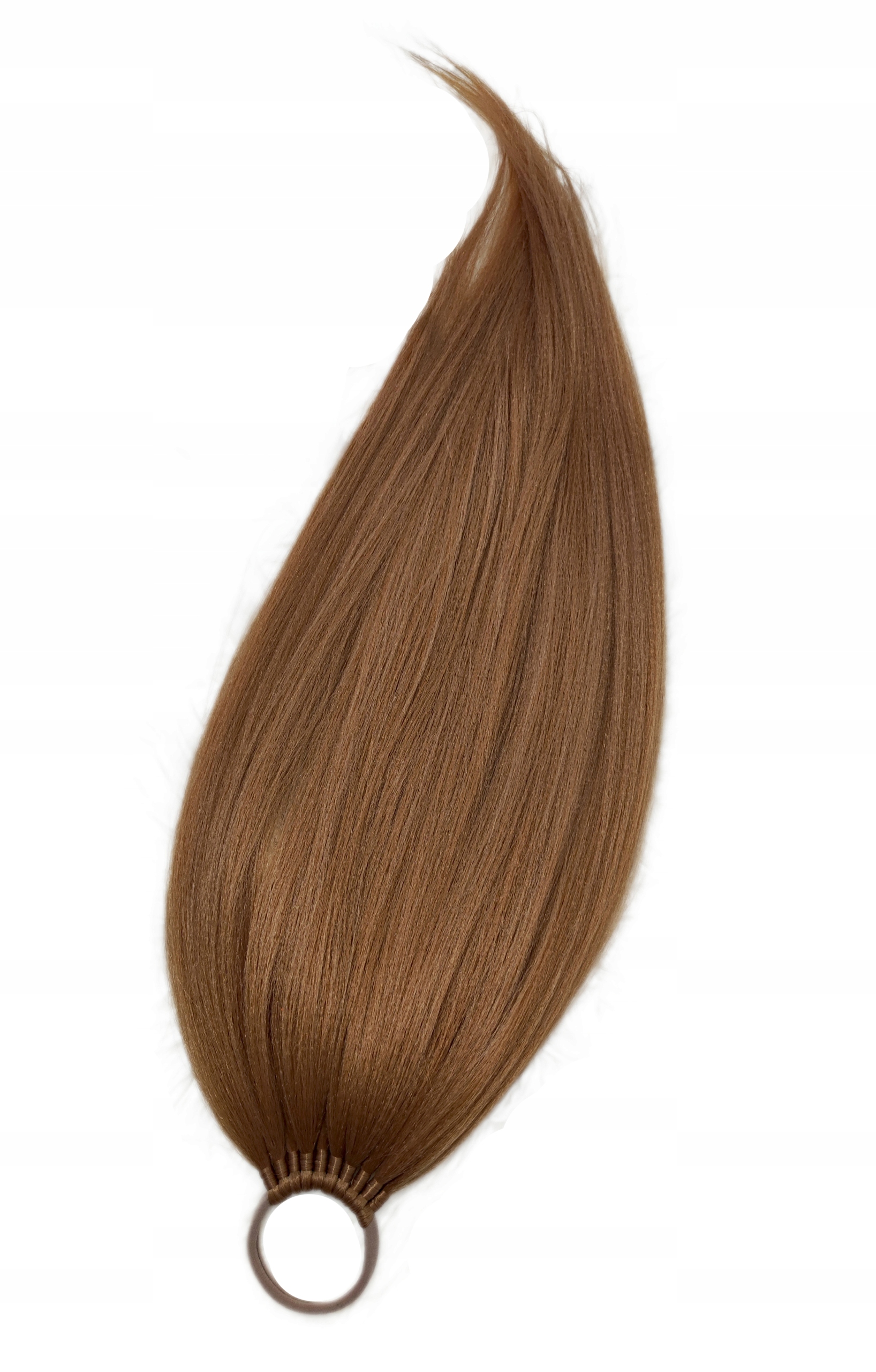 Připínací poník na gumičce, Příčesek, medově hnědá, Medová Žena, 70 cm