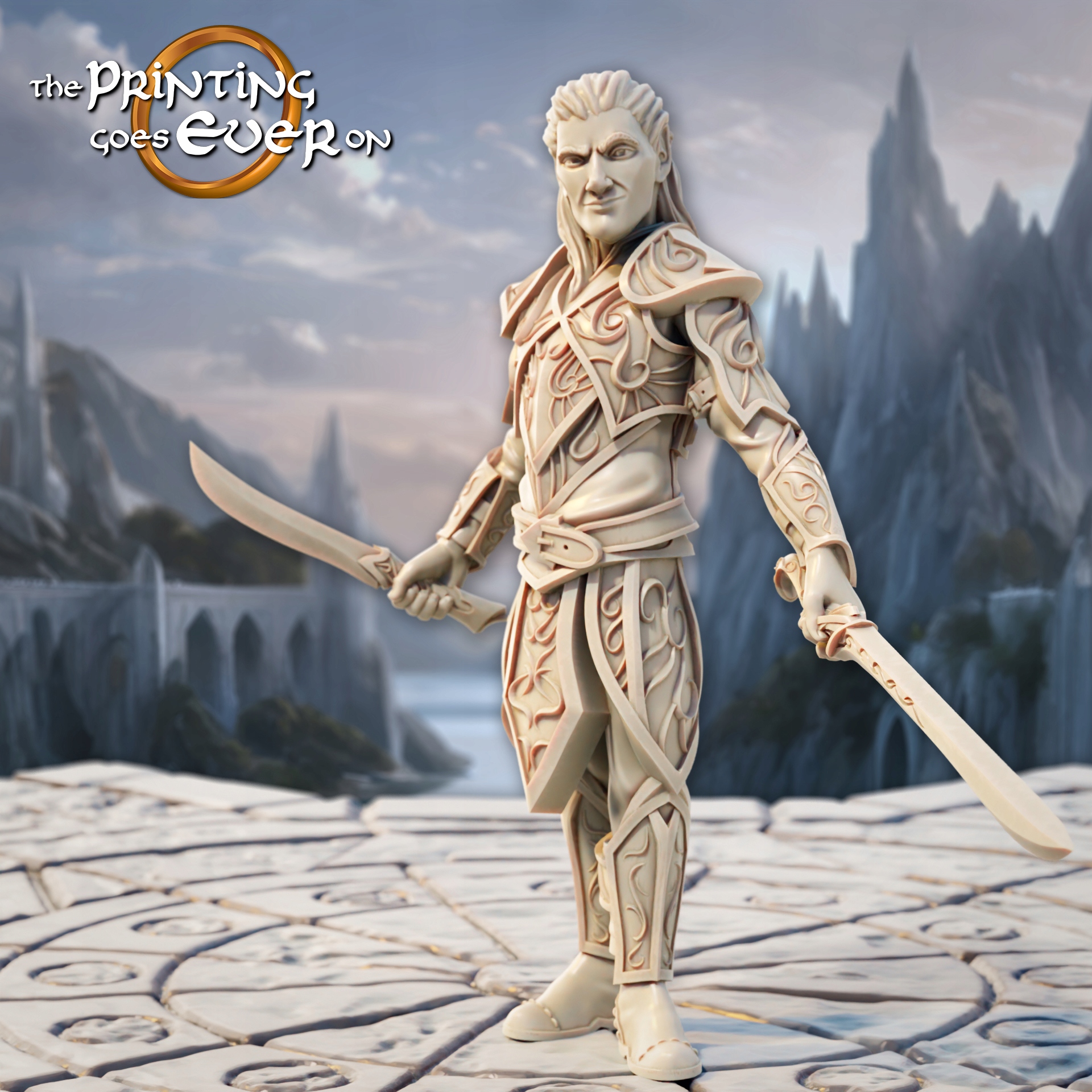 Elven Duelist B The Printing Goes Ever On