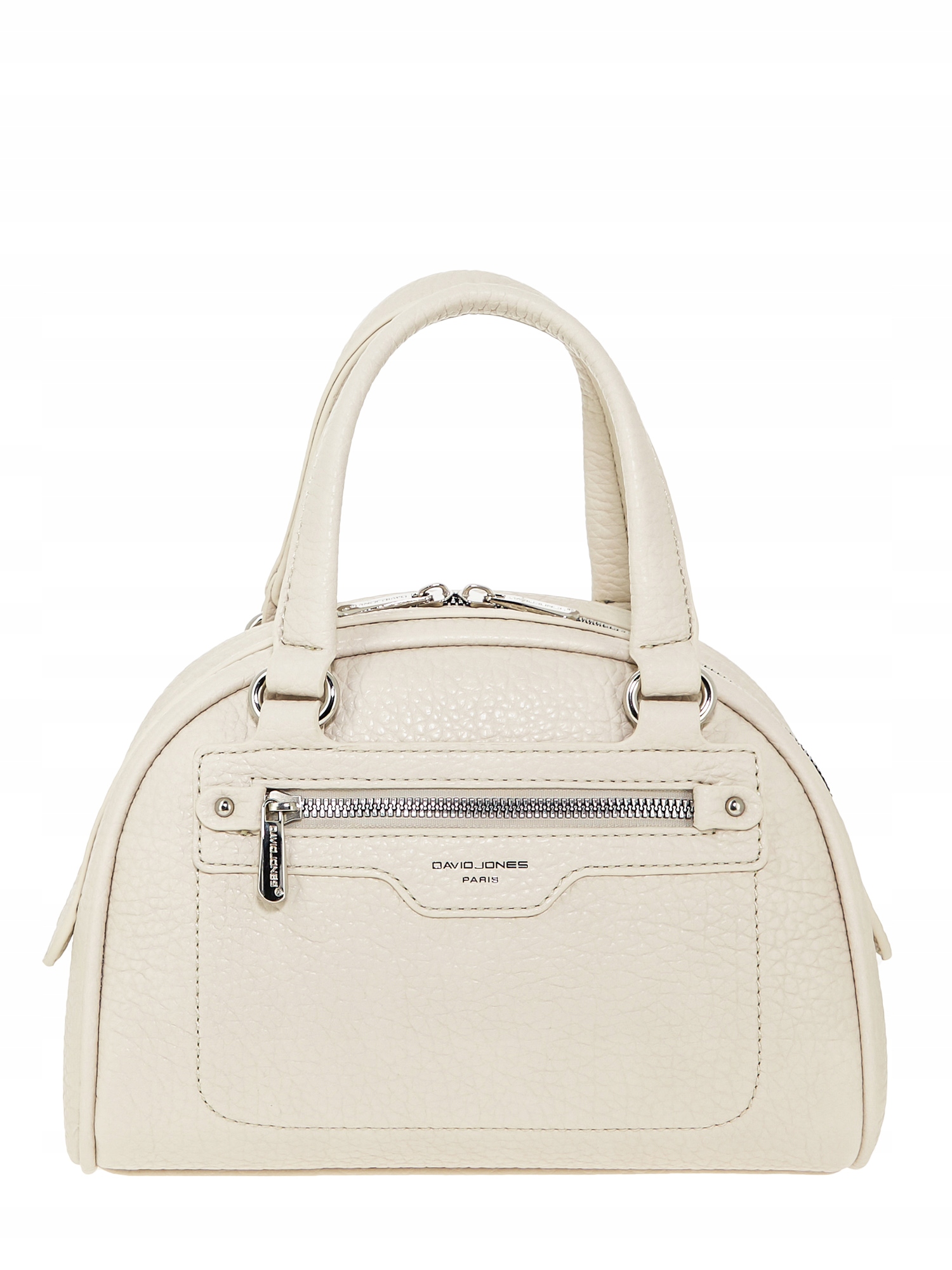 Torebka damska David Jones kuferek mały Kolor biały
