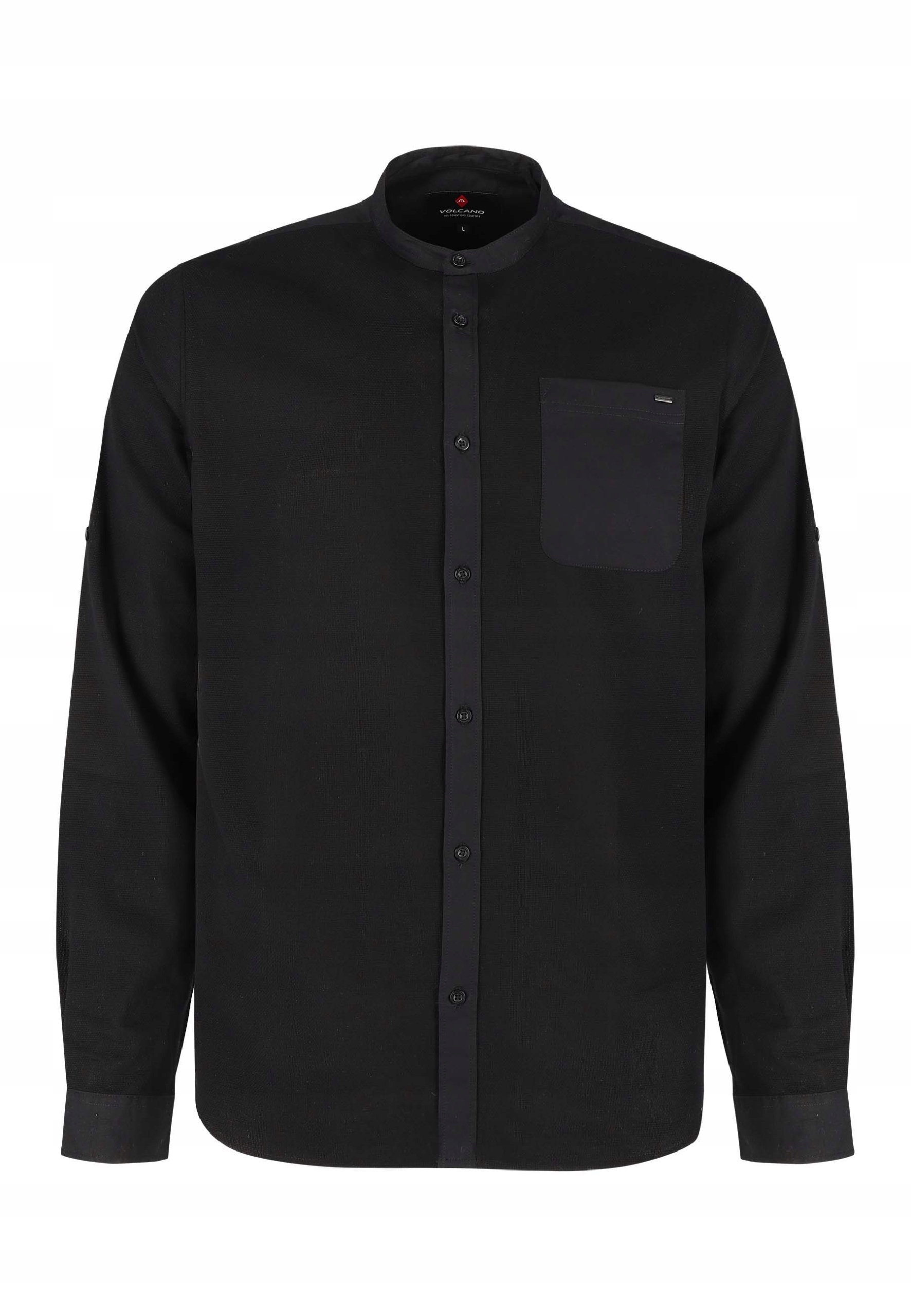 Volcano – Pánská Košile/ K-basto černá S