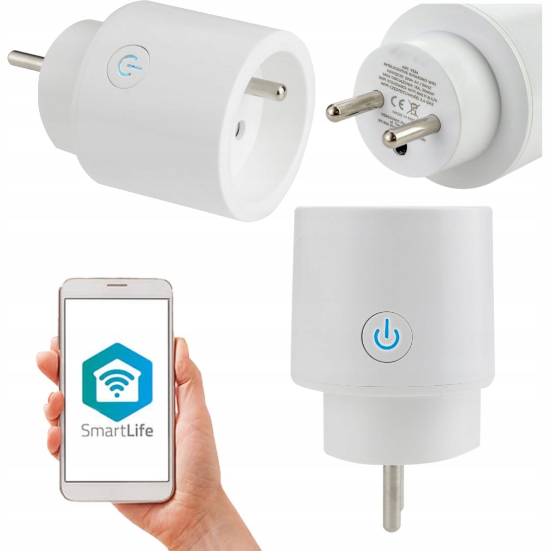 

Inteligentne Gniazdko Wifi Smart Tuya Watomierz