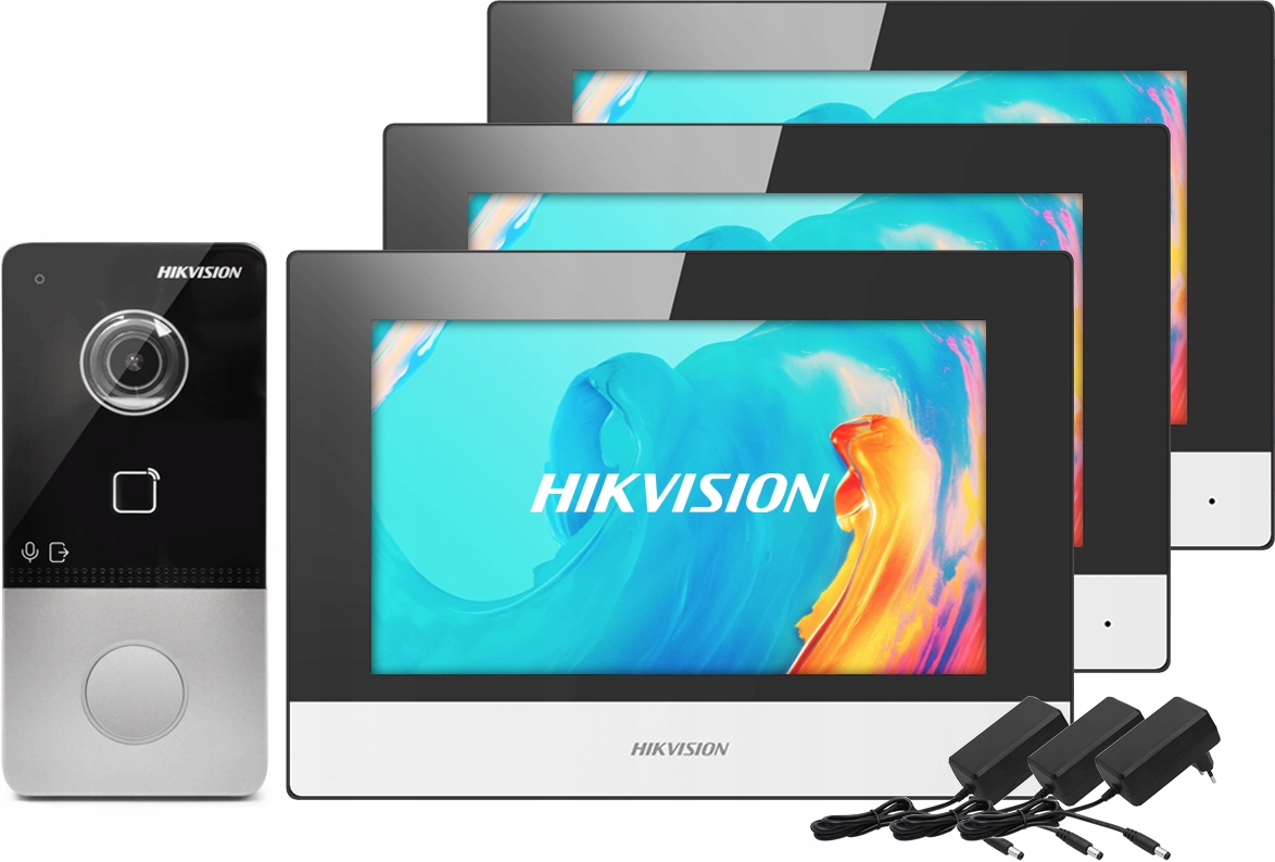 Videodomofon Domofon s Ip kamerou DS-KIS603-P 3x WiFi monitor Hikvision