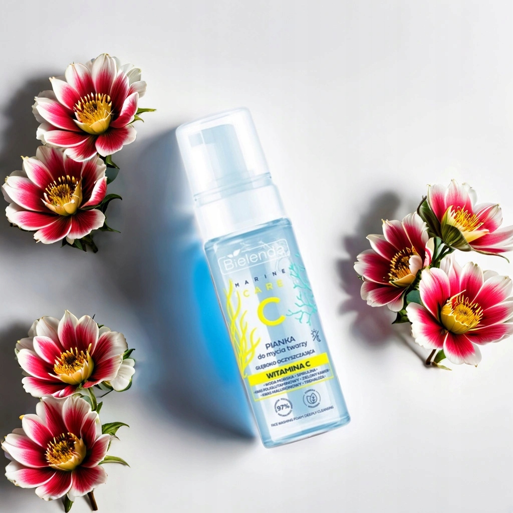 BIELENDA C MARINE CARE PIANKA DO MYCIA TWARZY OCZYSZCZAJĄCA 150ML Rodzaj Pianki