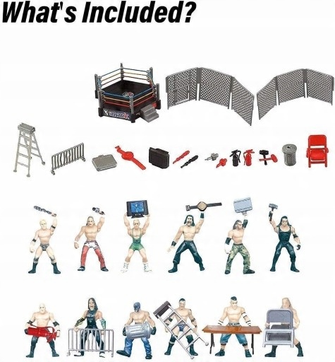 WWE WRESTLING RING SMACK FIGURINE TOY Марка без марка