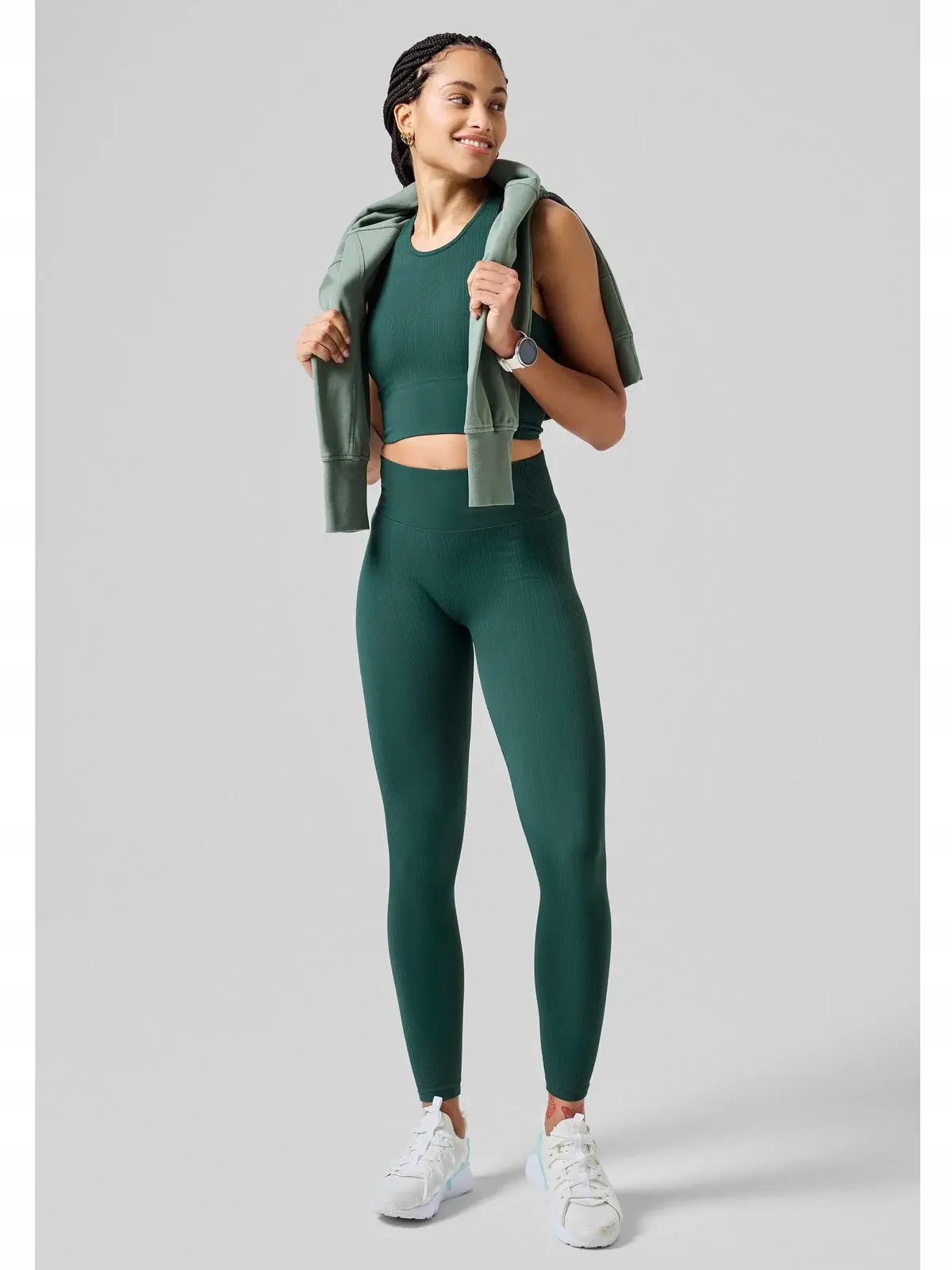 Dámské tréninkové sportovní legíny Casall Multi Rib Seamless High Wai vel. L