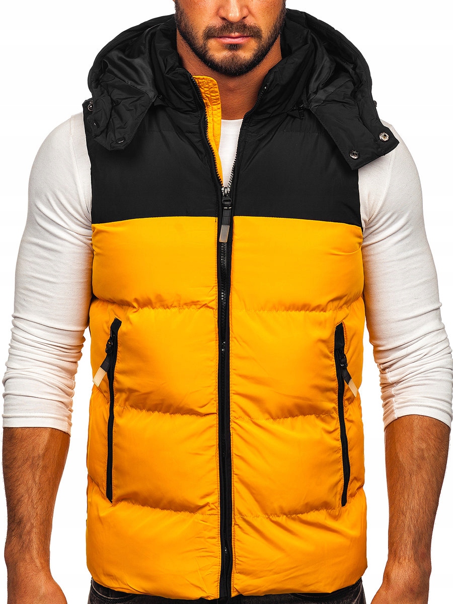 

Bezrękawnik Z Kapturem Camelowy 1189 DENLEY_2XL