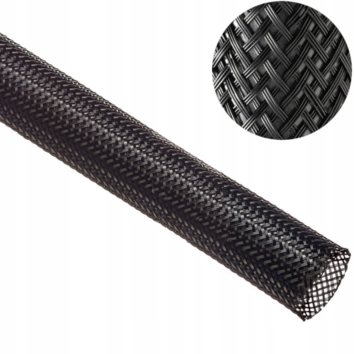 Футболка FLEXO PET кабель оплетка черный 16 мм