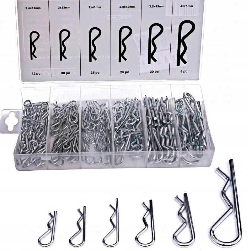 Комплект пружинных шплинтов 2.0-4.0 mm 150PCS