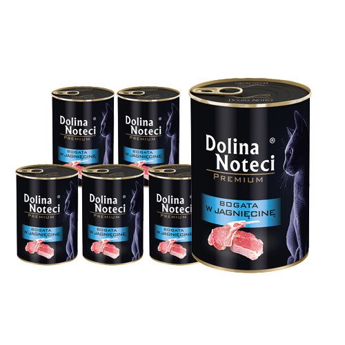 Levně Dolina Noteci Premium Kočka Jehněčí 12x400g