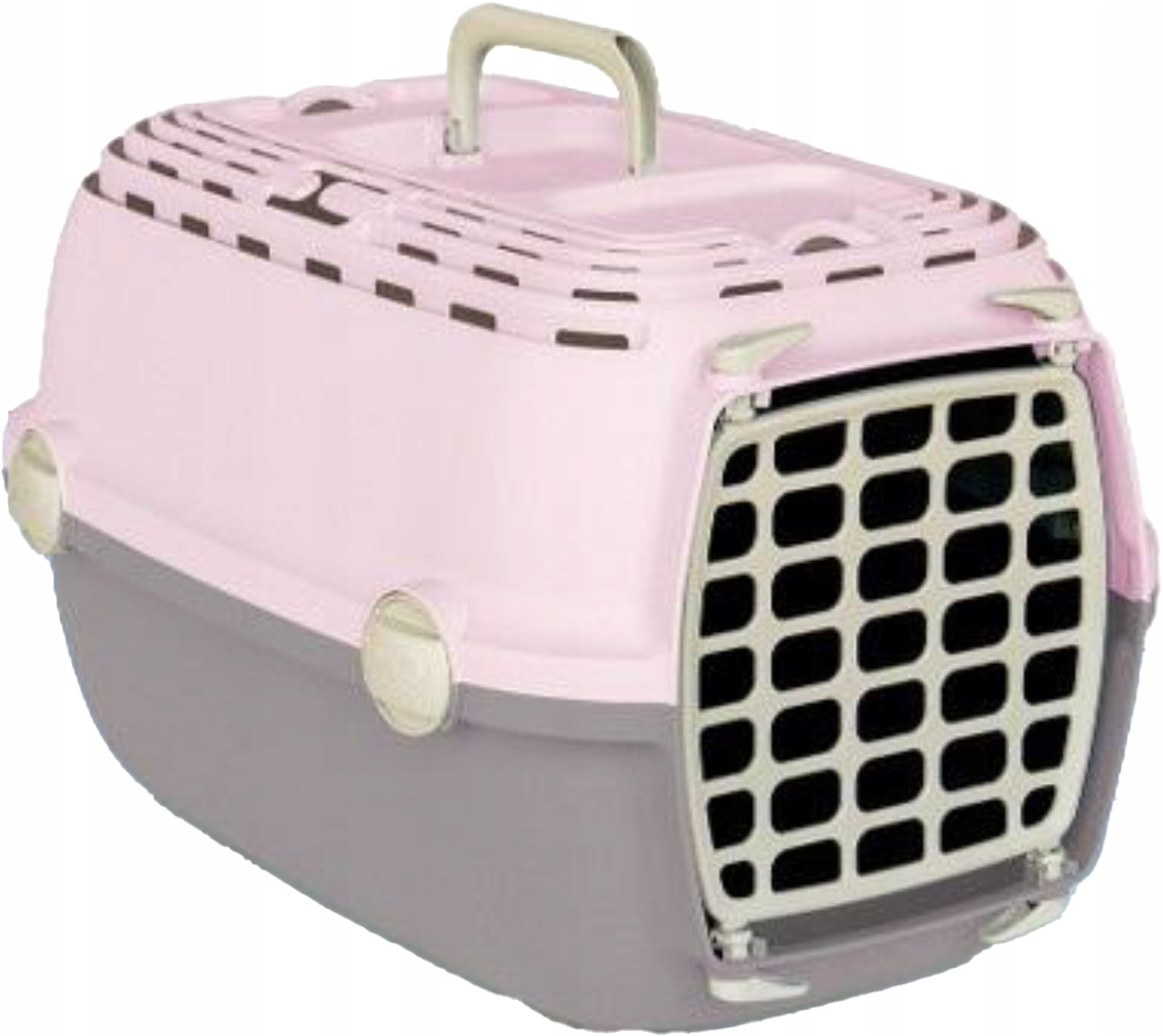 Zolux Transporter dla psa, kota do 6kg Horizon 1 plastikowe drzwi różowy