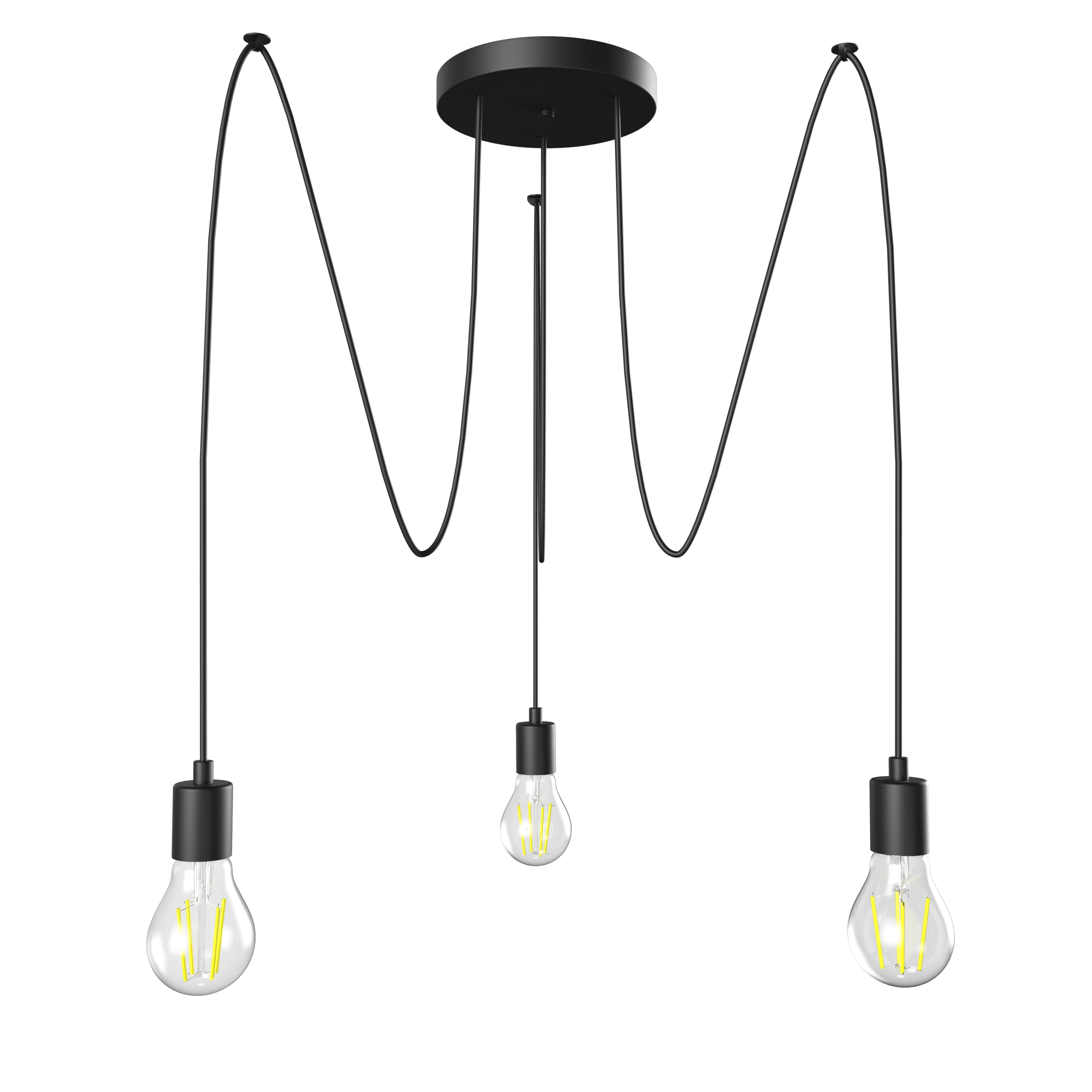 

Lampa sufitowa wisząca Loft Żyrandol Retro Pająk