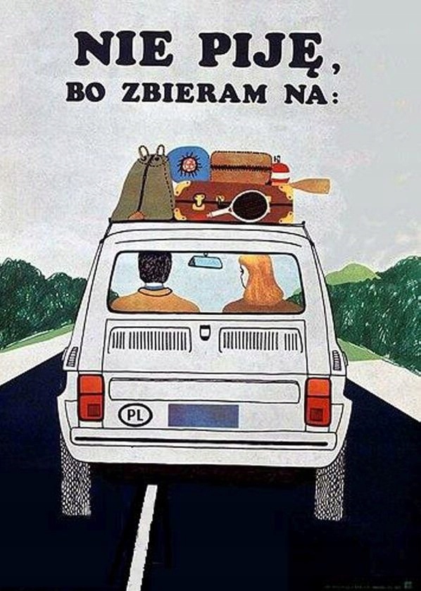 

Nie Piję Bo Zbieram Na Fiata naklejka drukowana