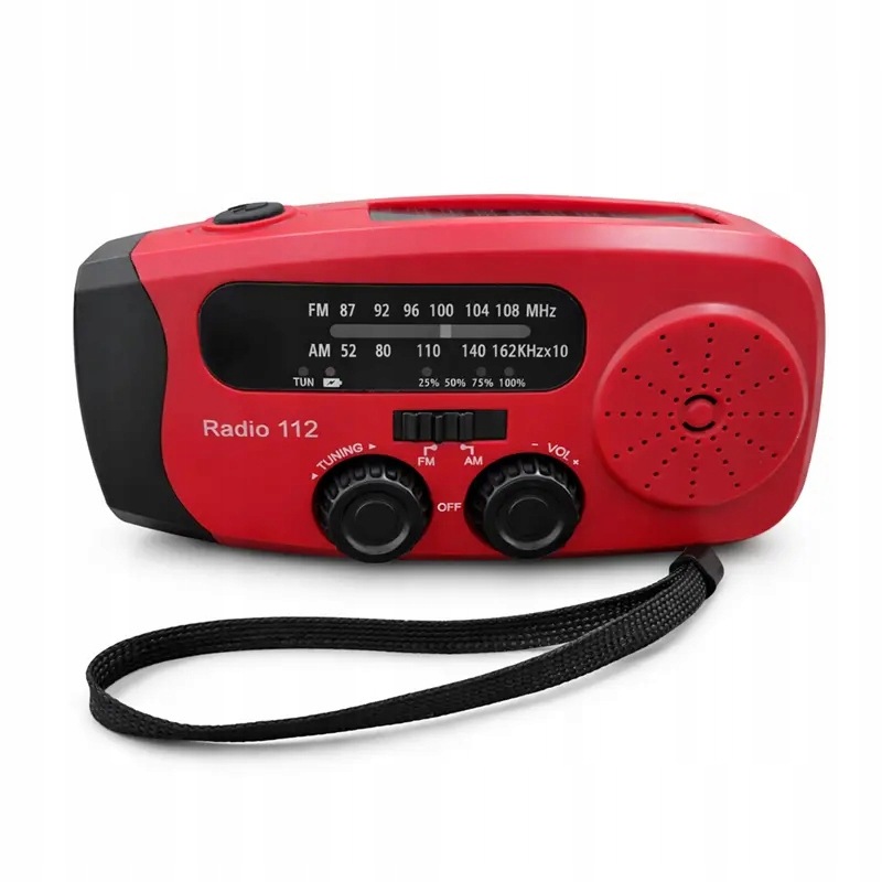 Alan Radio 112 przenośne radio awaryjne Am/fm, dynamo, latarka, powerbank