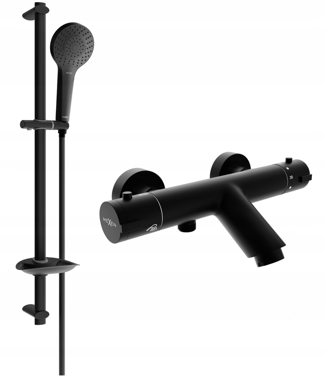 MEXEN BATERIA TERMOSTATYCZNA + ZESTAW PRYSZNICOWY